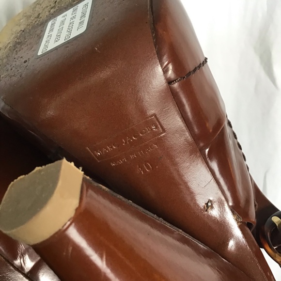 Marc Jacobs 2006 Fall peep toe sling Leather Heels - Picture 14 of 16